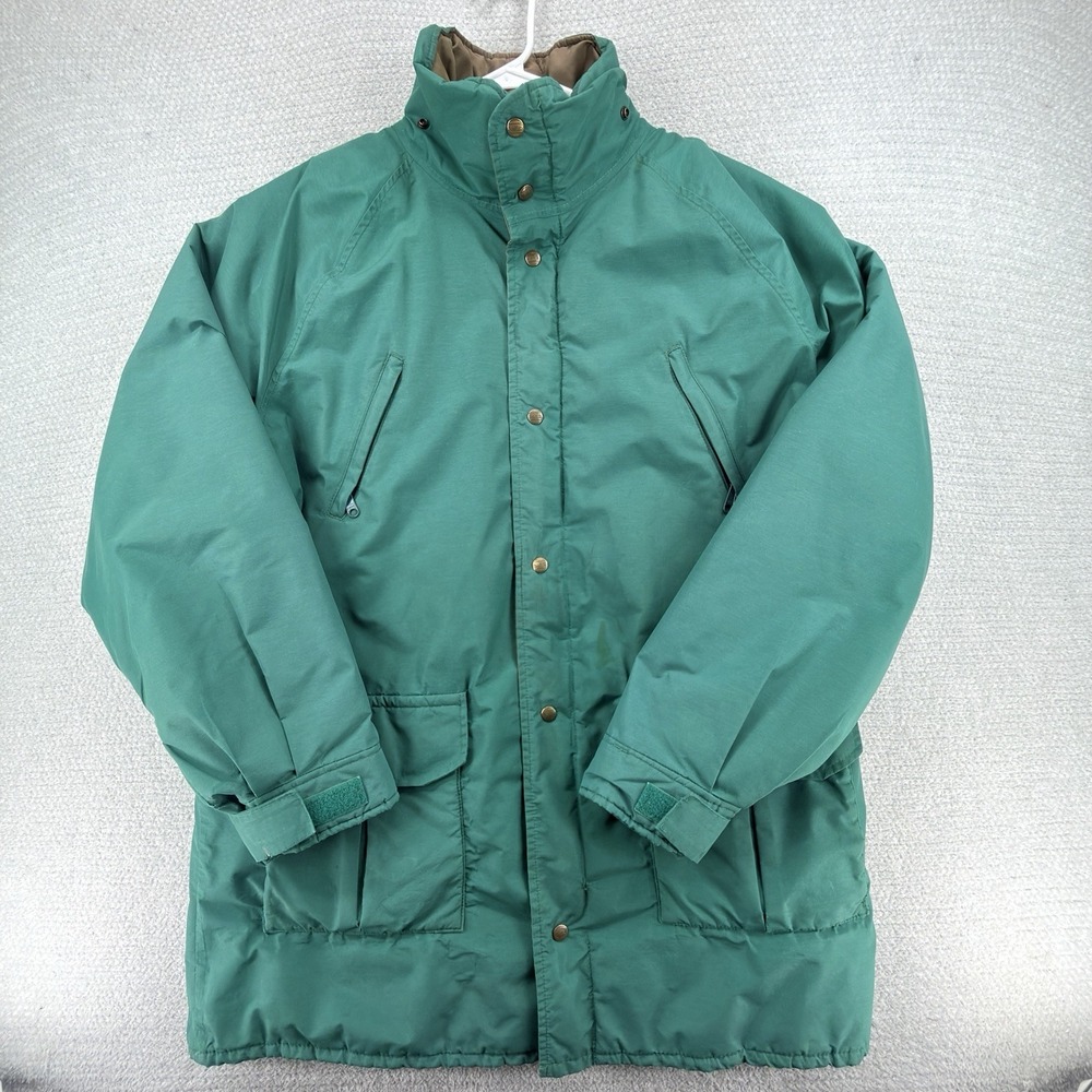Vintage LL Bean Maine Warden Parka XL Tall Gore-Tex Thinsulate Green Made In USA